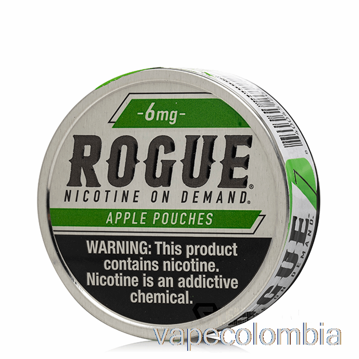Vape Recargable Rogue Bolsas De Nicotina - Manzana 6 Mg